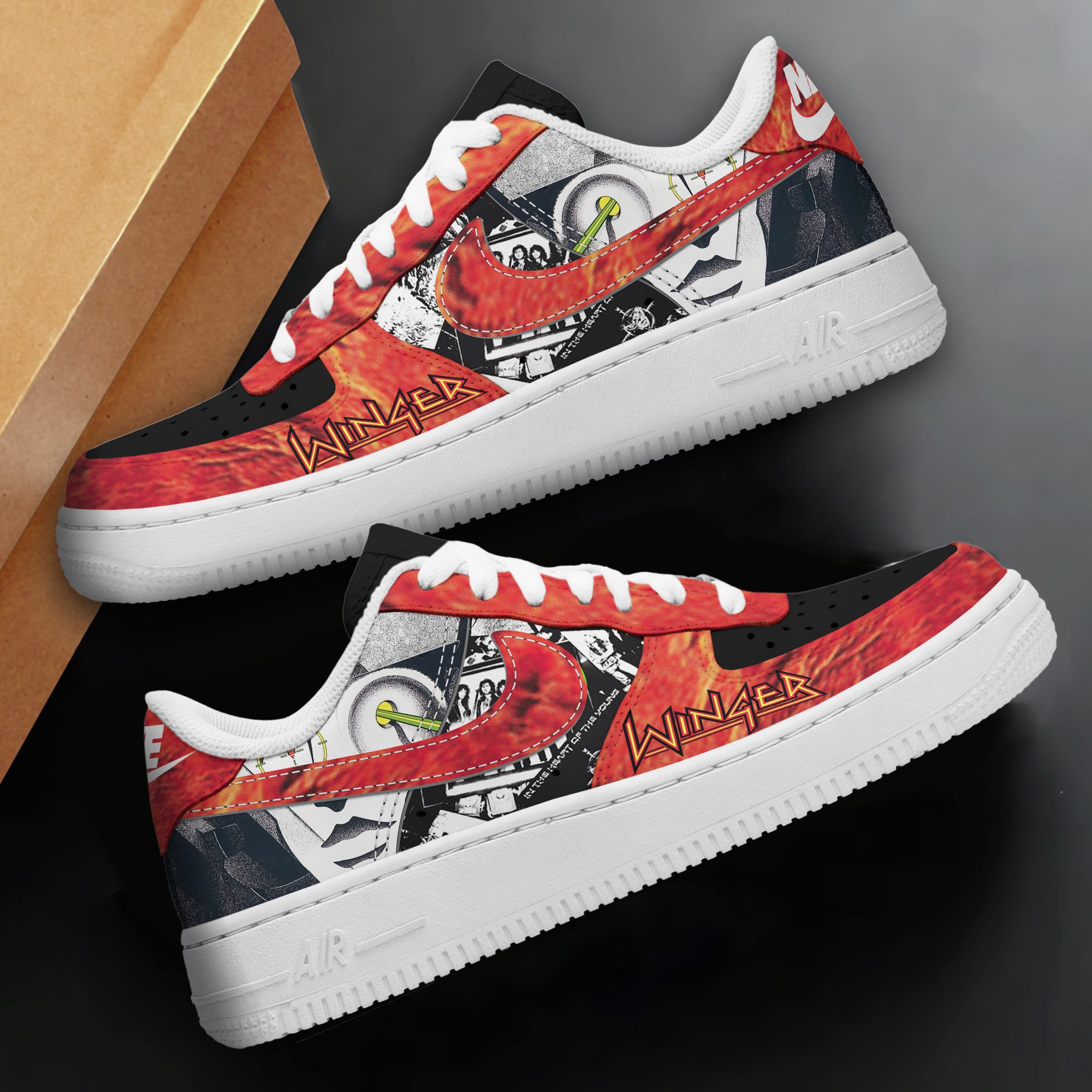 Ideafootwear Winger Air Low-Top Sneakers Shoes For Men And Women
