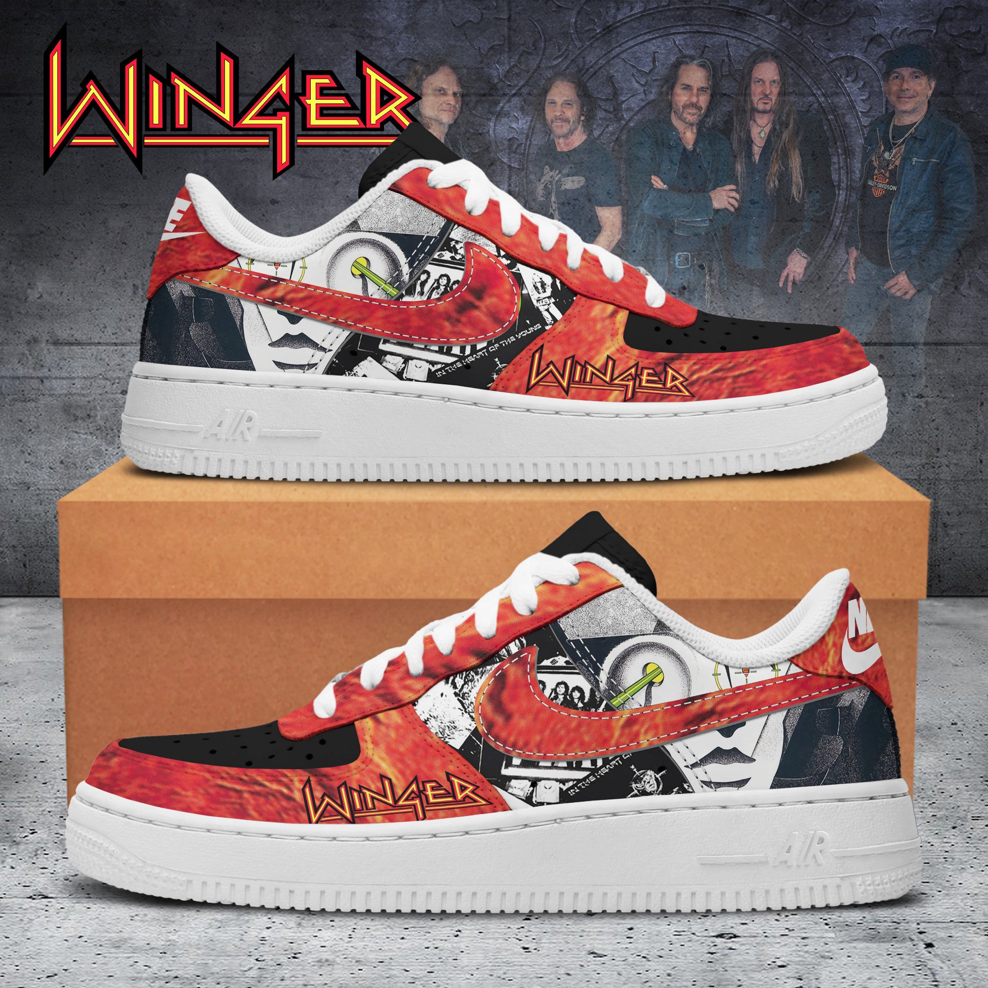 Ideafootwear Winger Air Low-Top Sneakers Shoes For Men And Women