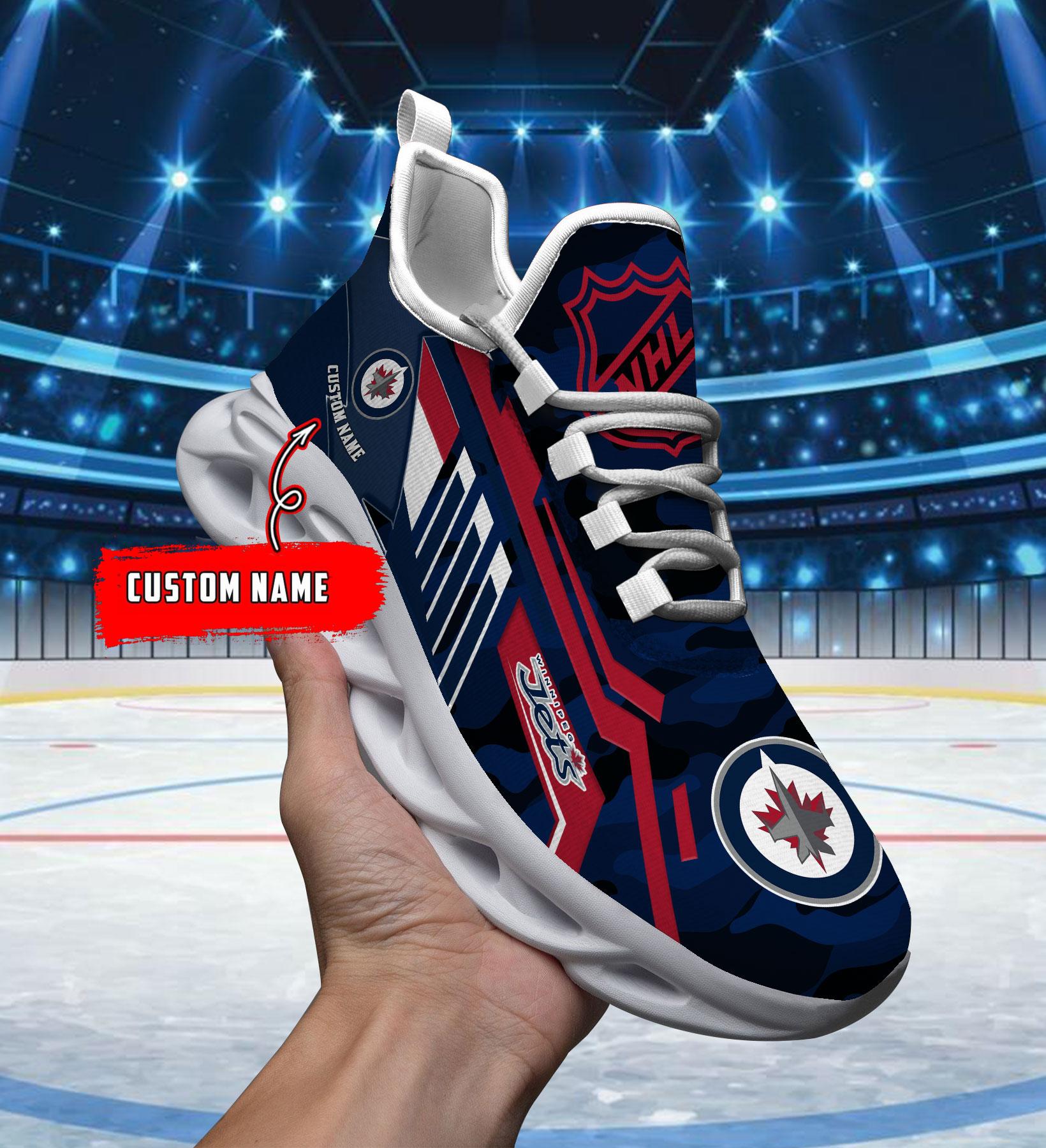 Ideafootwear Winnipeg Jets Max Soul Shoes Sneakers For Men And Women