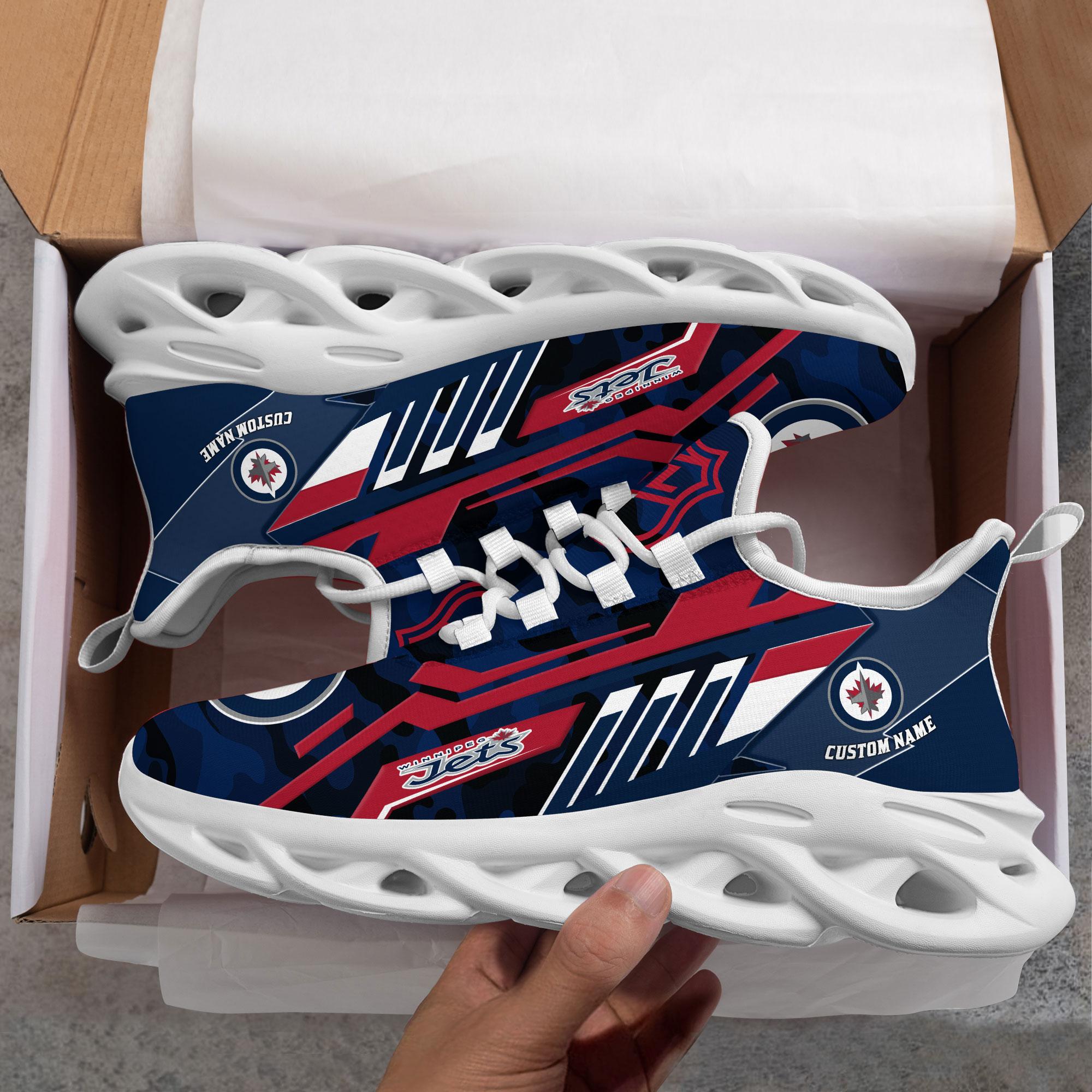 Ideafootwear Winnipeg Jets Max Soul Shoes Sneakers For Men And Women