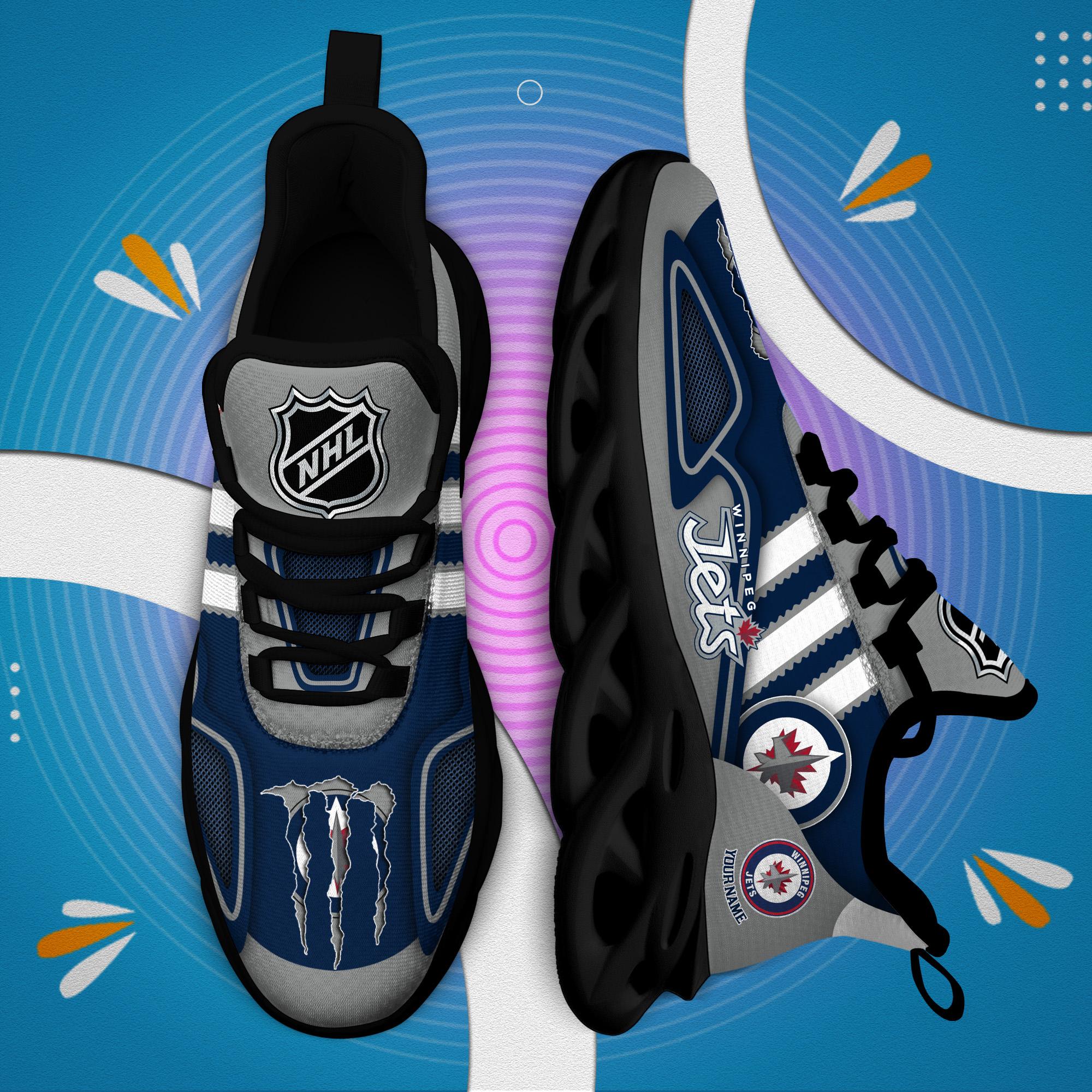 Ideafootwear Winnipeg Jets Max Soul Shoes Sneakers For Men And Women