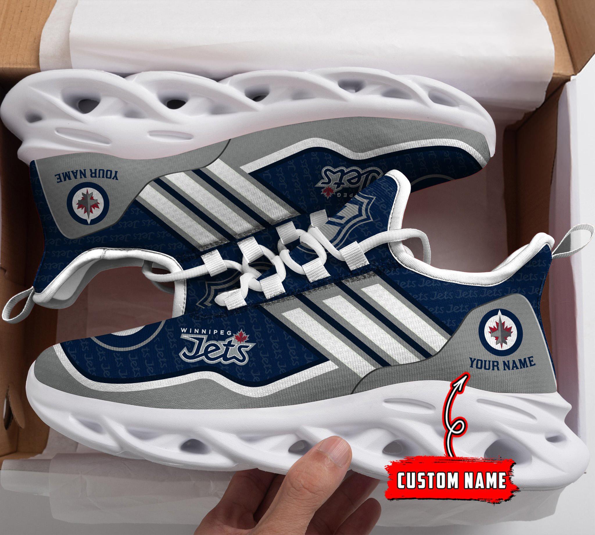 Ideafootwear Winnipeg Jets Max Soul Shoes Sneakers For Men And Women