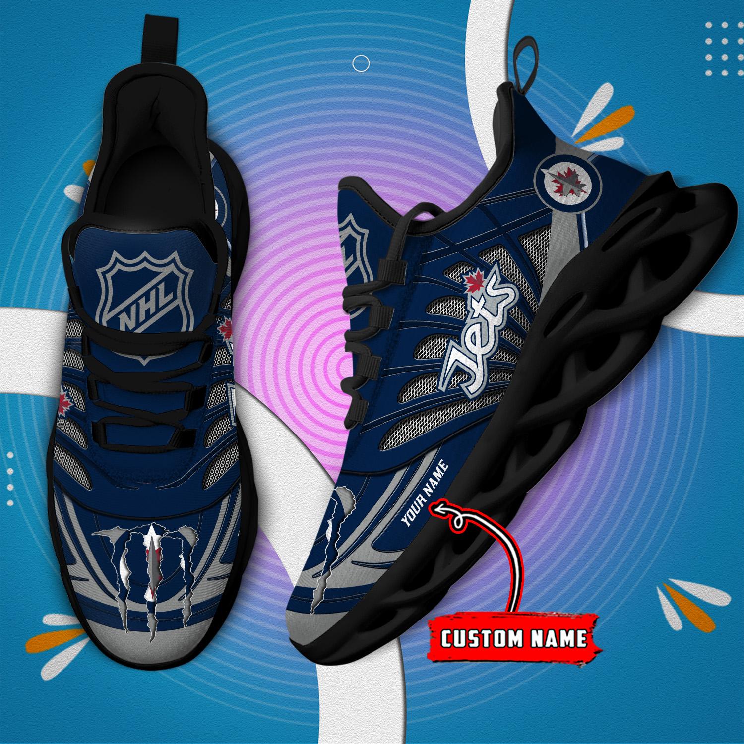 Ideafootwear Winnipeg Jets Max Soul Shoes Sneakers For Men And Women