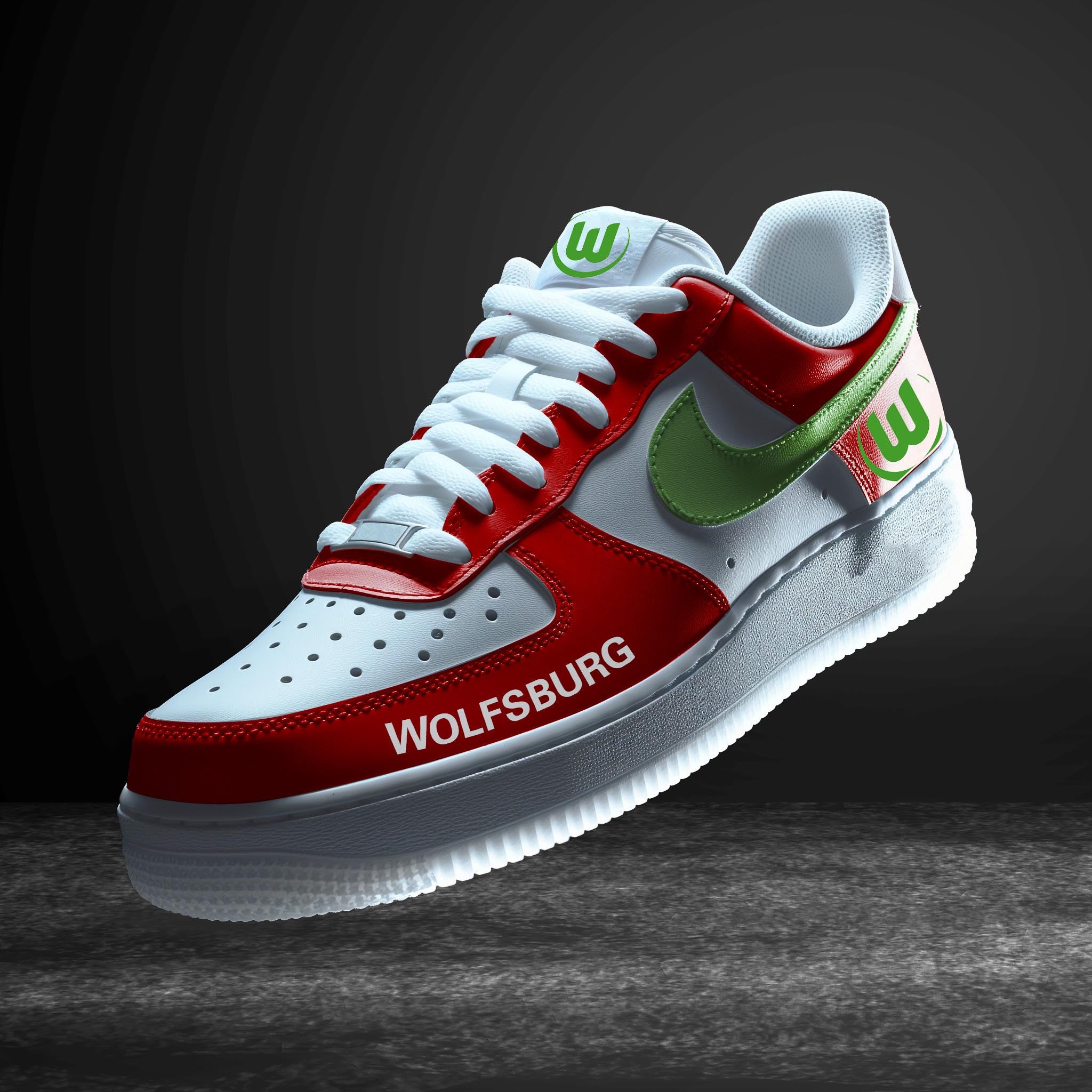 Ideafootwear Wolfsburg Bundesliga Air Low-Top Sneakers Shoes For Men And Women