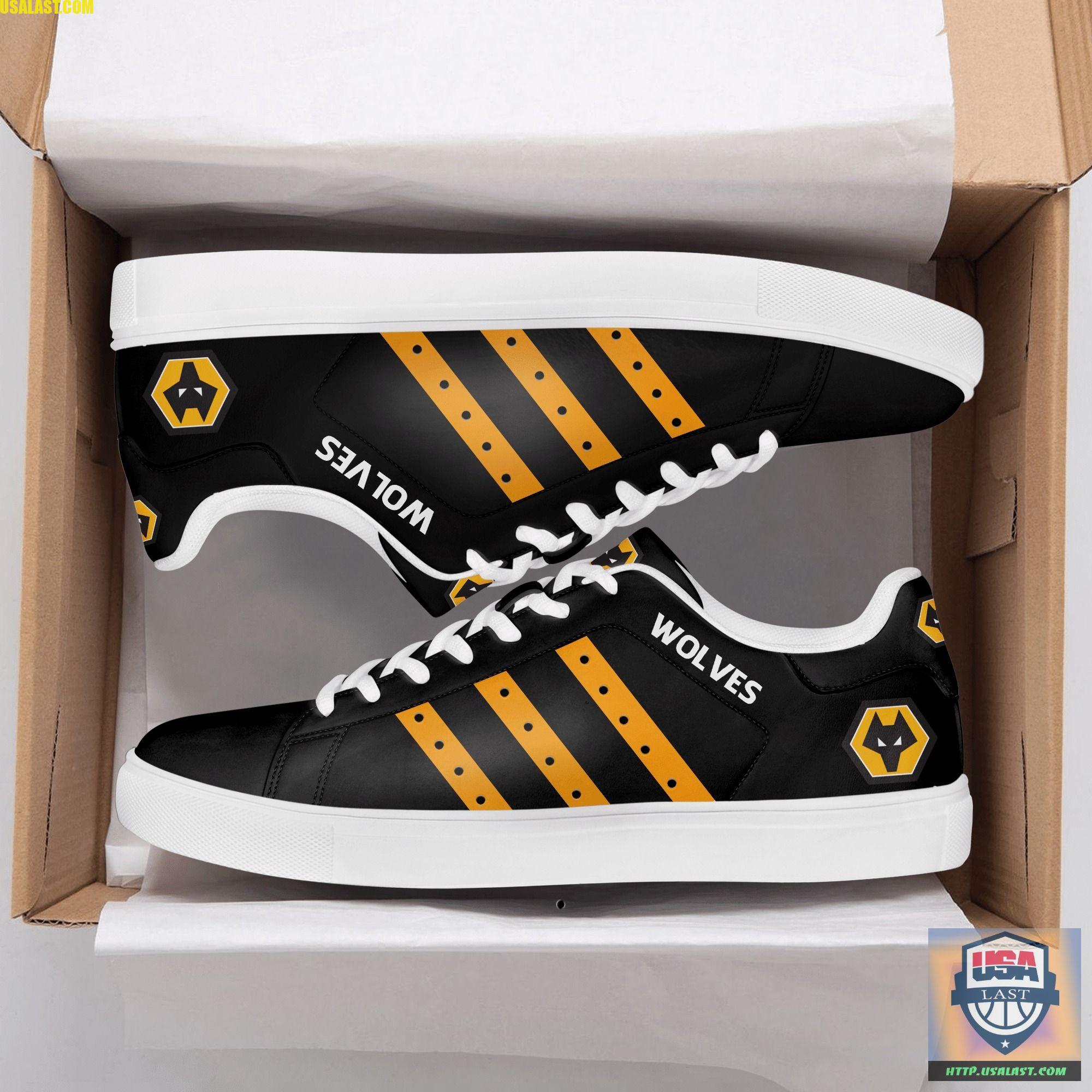 Ideafootwear Wolverhampton Wanderers FC Skate Stan Shoes Sneakes For Men And Women