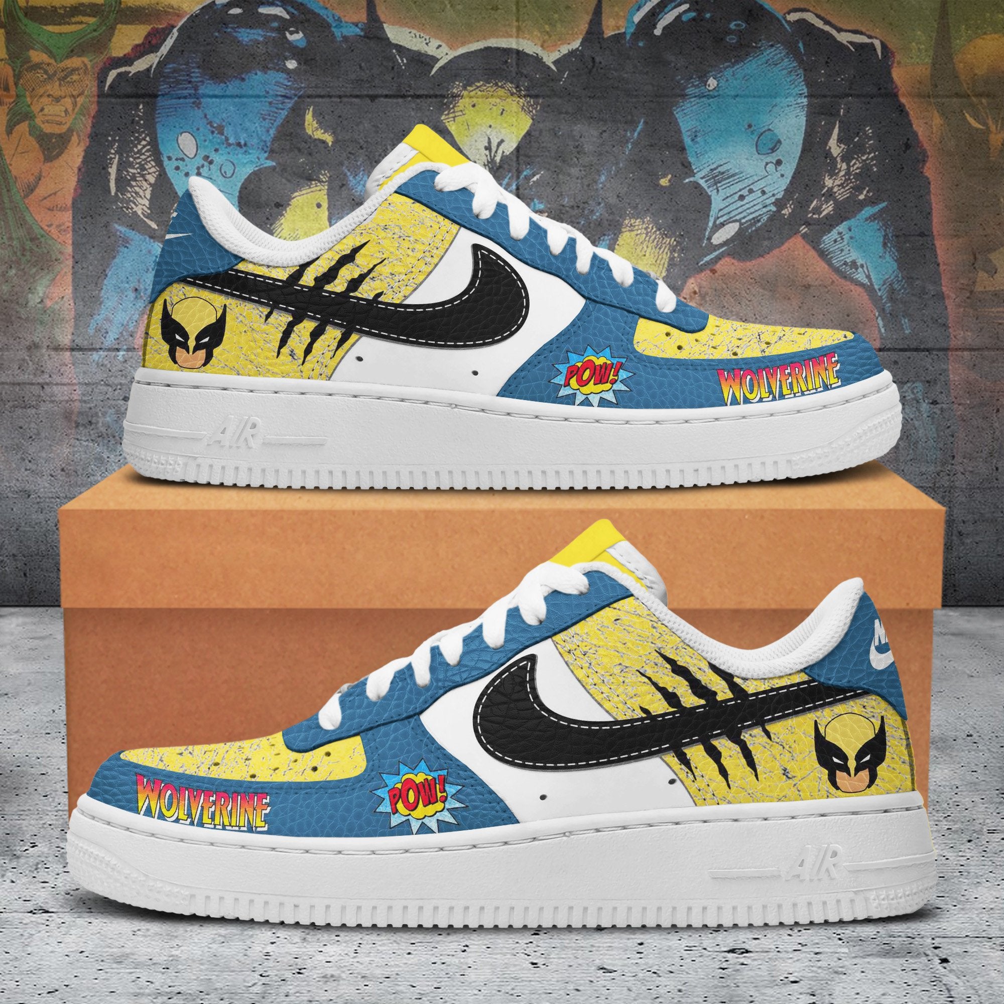 Ideafootwear Wolverine Air Low-Top Sneakers Shoes For Men And Women