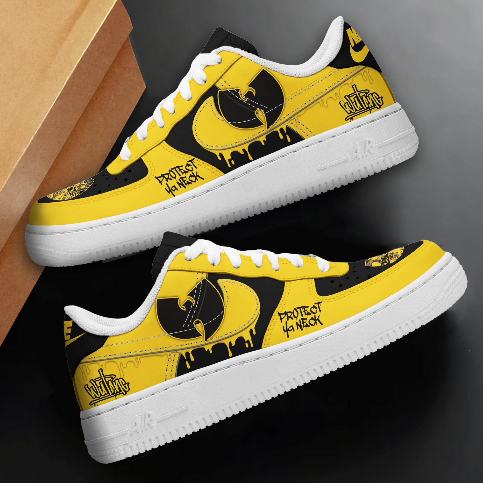 Ideafootwear Wu Tang Clan Air Low-Top Sneakers Shoes For Men And Women