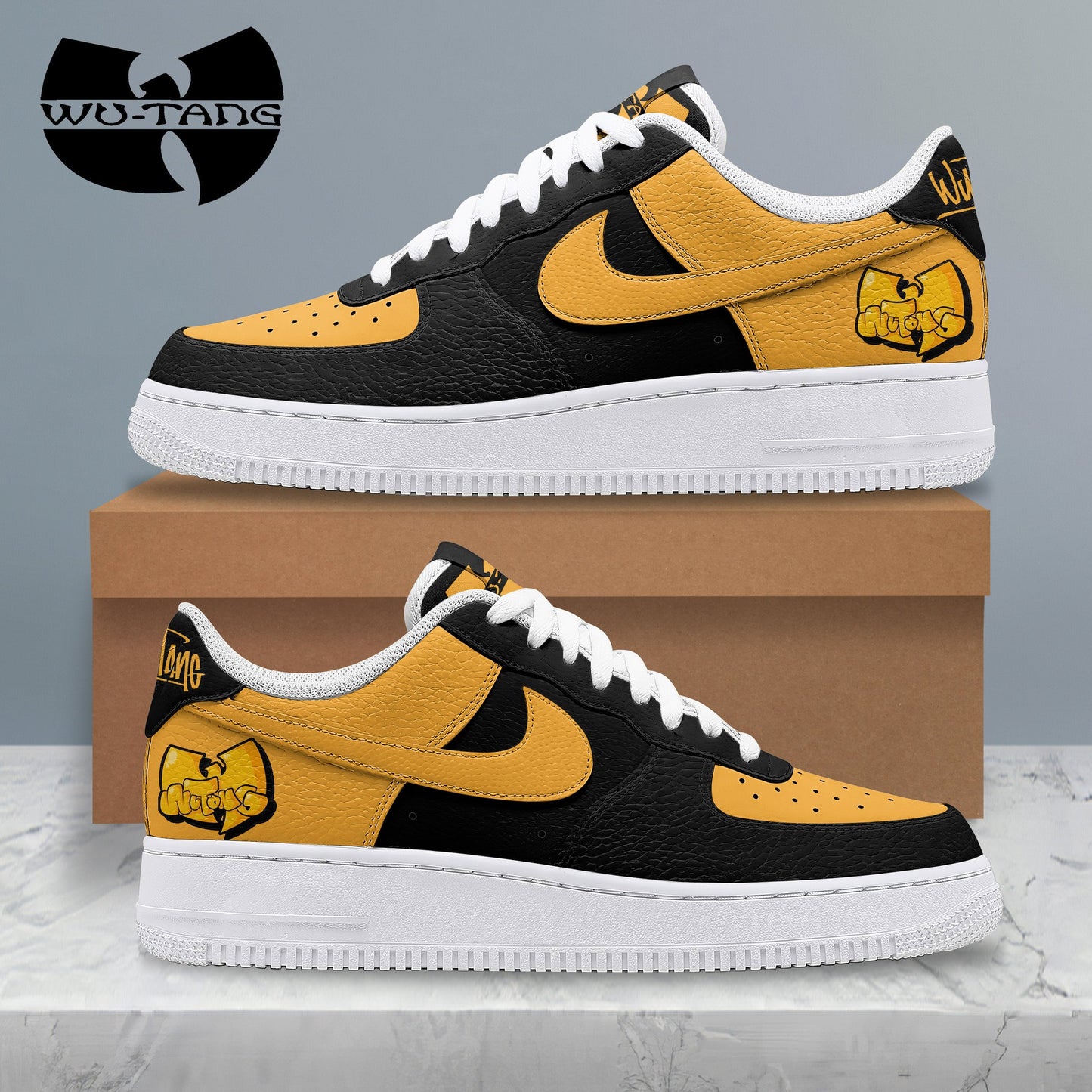 Ideafootwear Wu Tang Clan Air Low-Top Sneakers Shoes For Men And Women