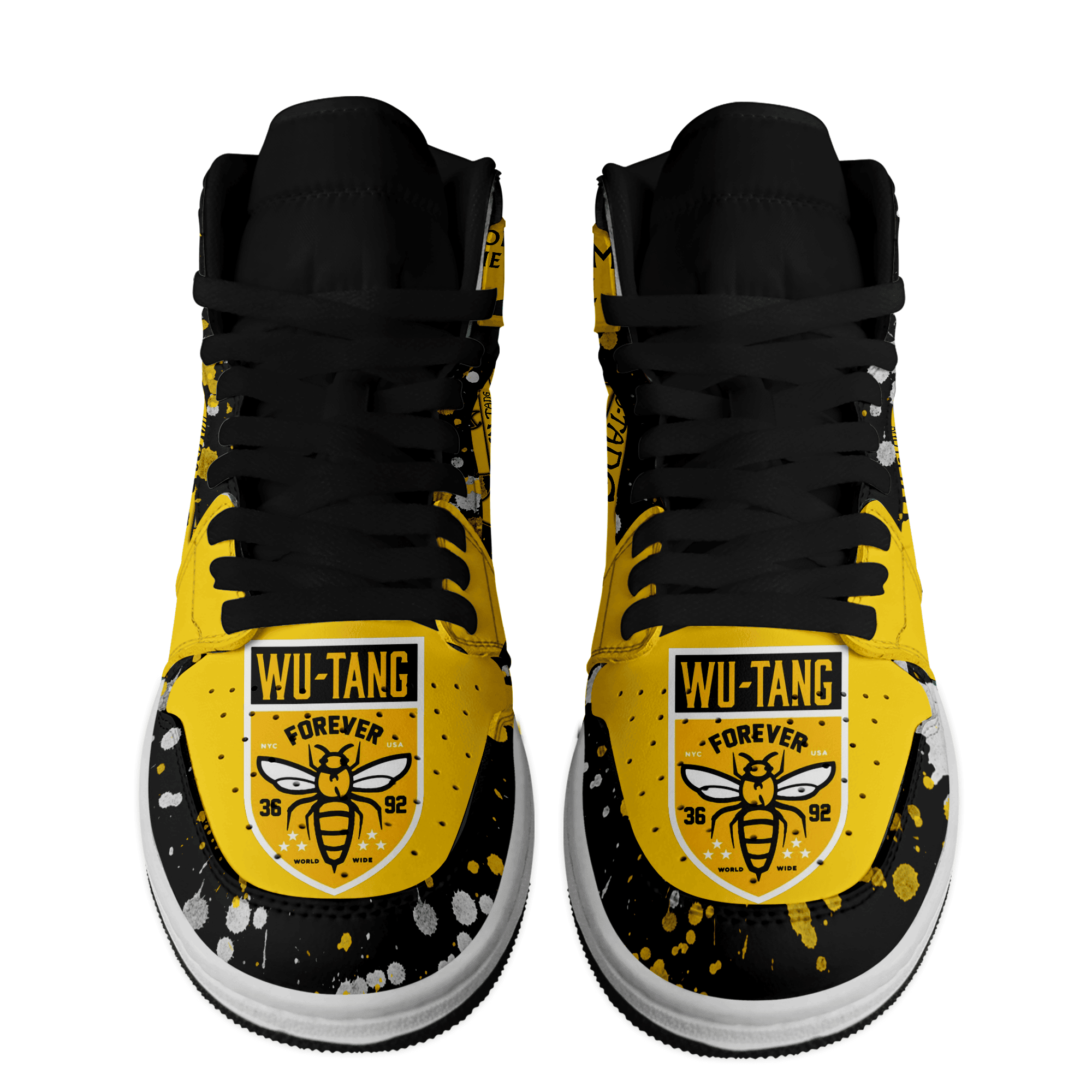 Ideafootwear Wu Tang Clan AJ1 High Sneakers Shoes For Men And Women