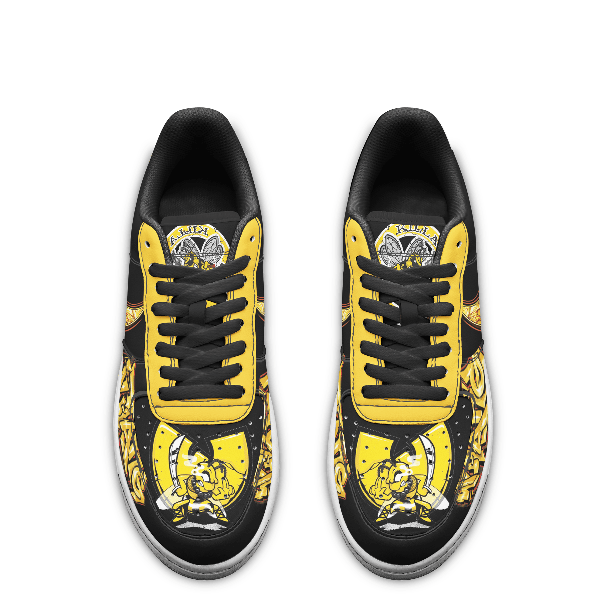 Ideafootwear Wu-Tang Killa Beez Air Low-Top Sneakers Shoes For Men And Women