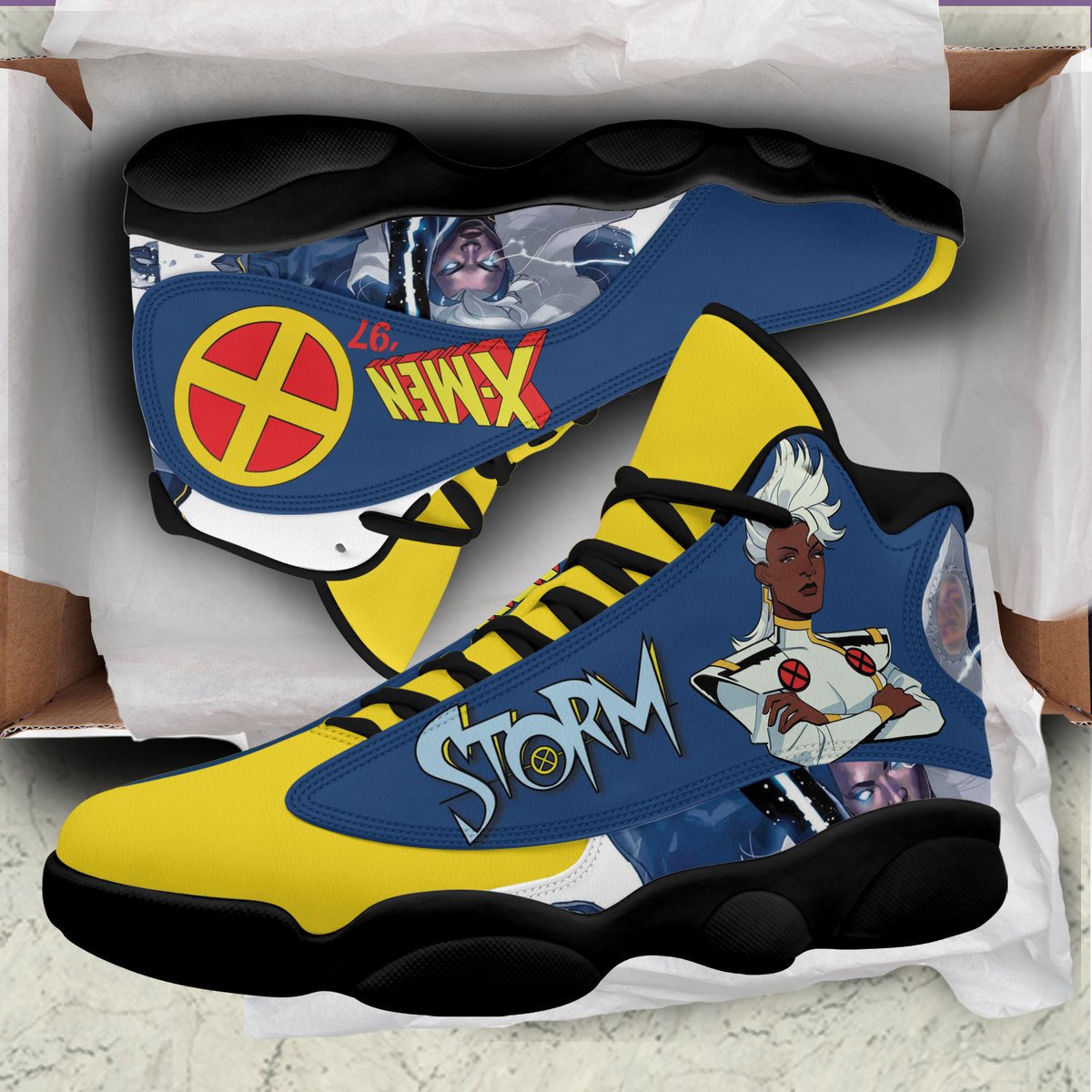 Ideafootwear X-Men AJ13 Sneakers Shoes For Men And Women