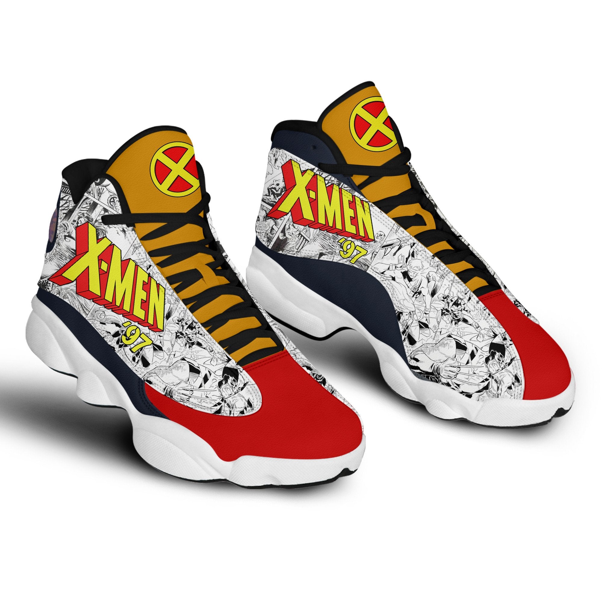 Ideafootwear X-Men AJ13 Sneakers Shoes For Men And Women