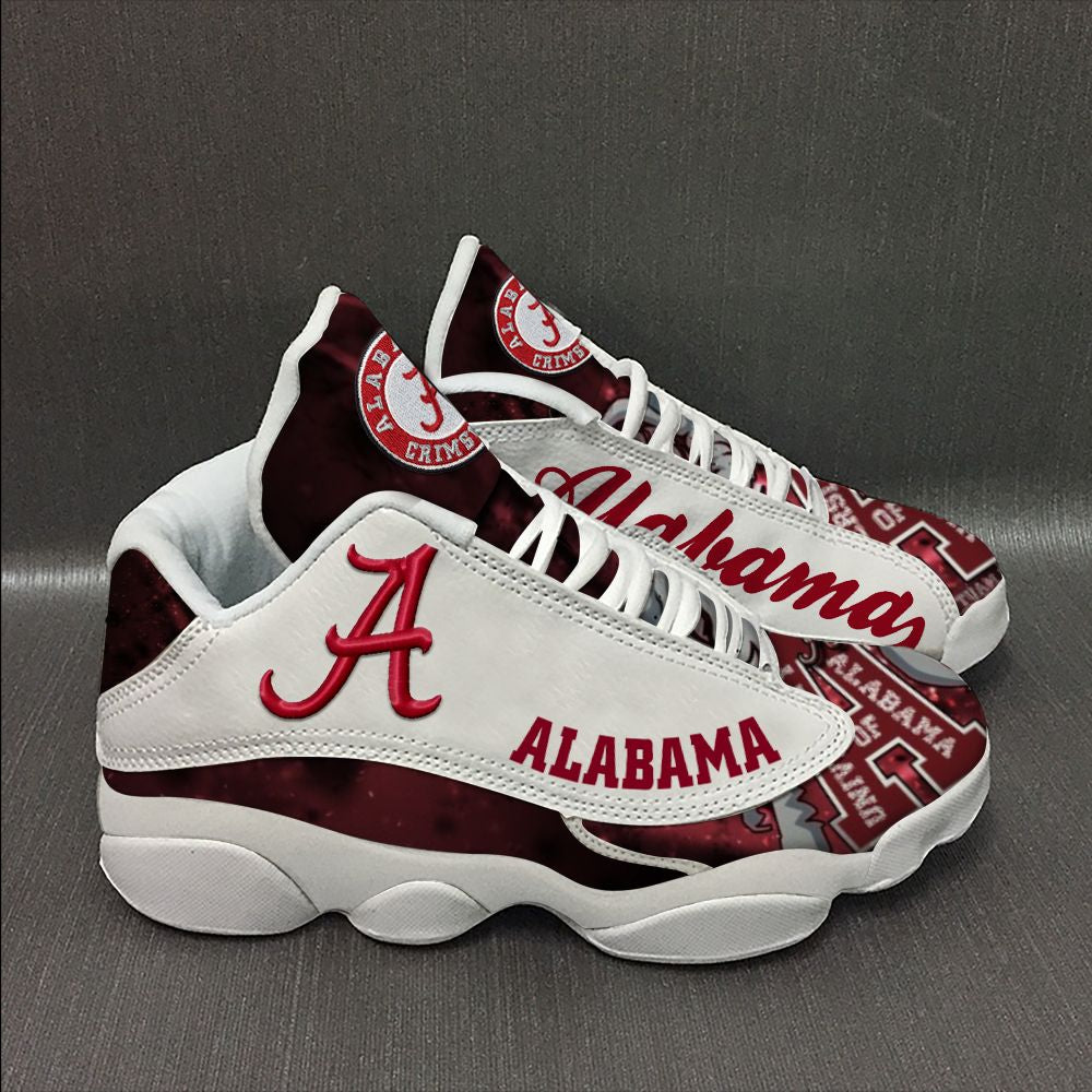 Ideafootwear Alabama Crimson Tide AJ13 Sneakers Shoes For Men And Women 7
