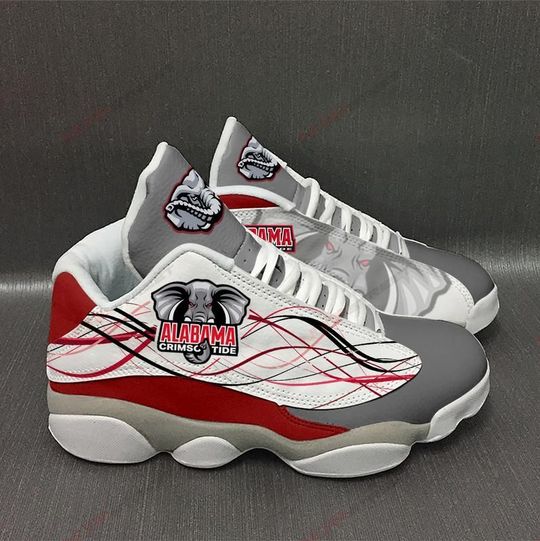 Ideafootwear Alabama Crimson Tide AJ13 Sneakers Shoes For Men And Women 5