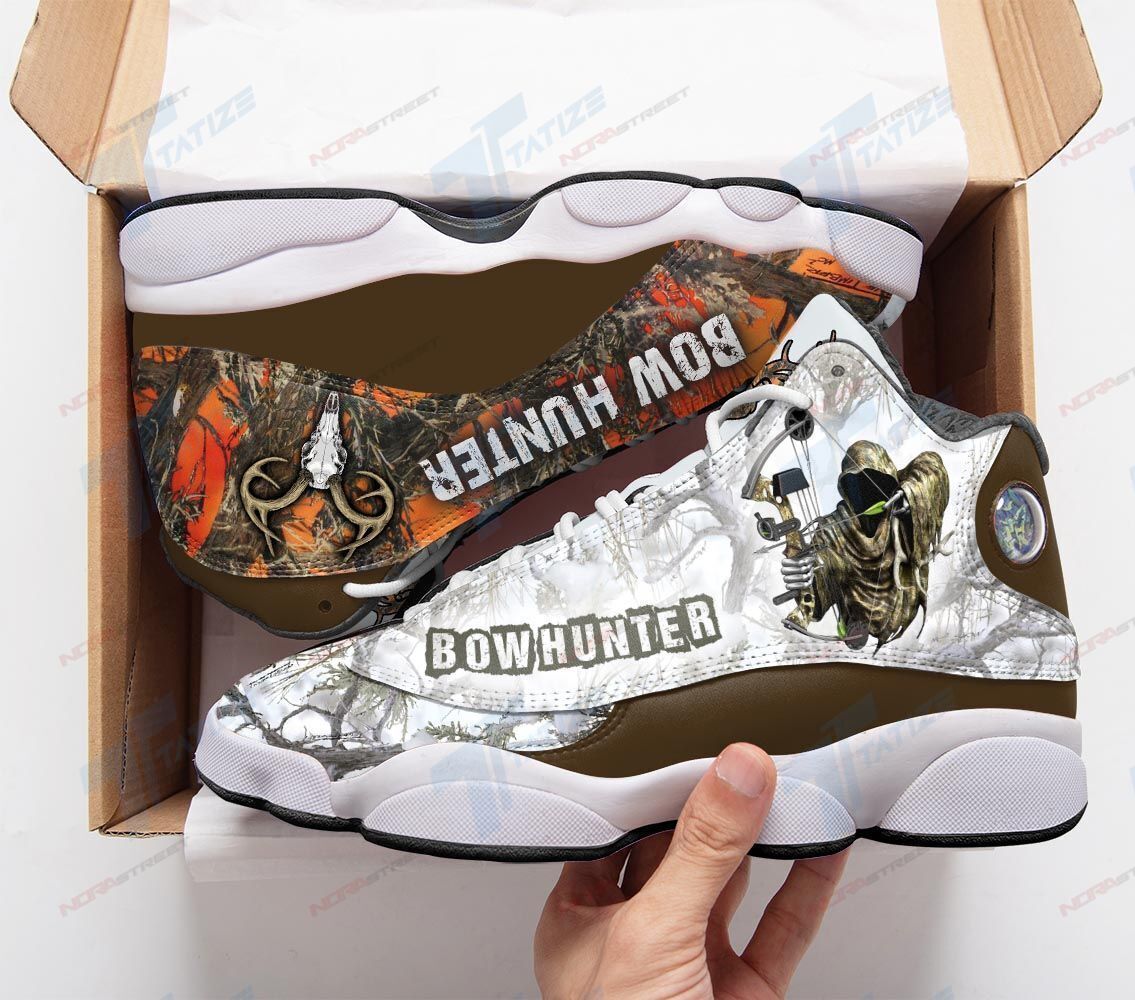 Ideafootwear Bow Hunting AJ13 Sneakers Shoes For Men And Women 1