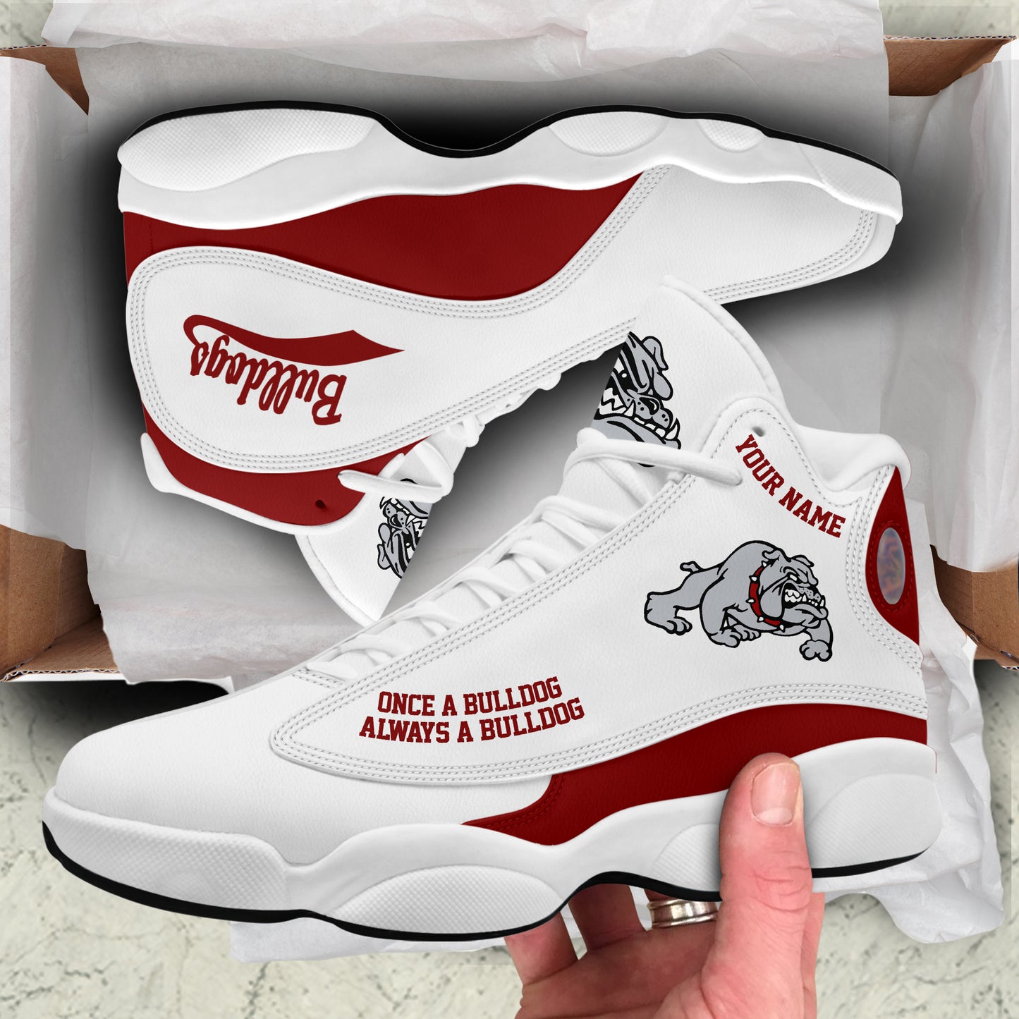 Ideafootwear Bulldog AJ13 Sneakers Shoes For Men And Women 1