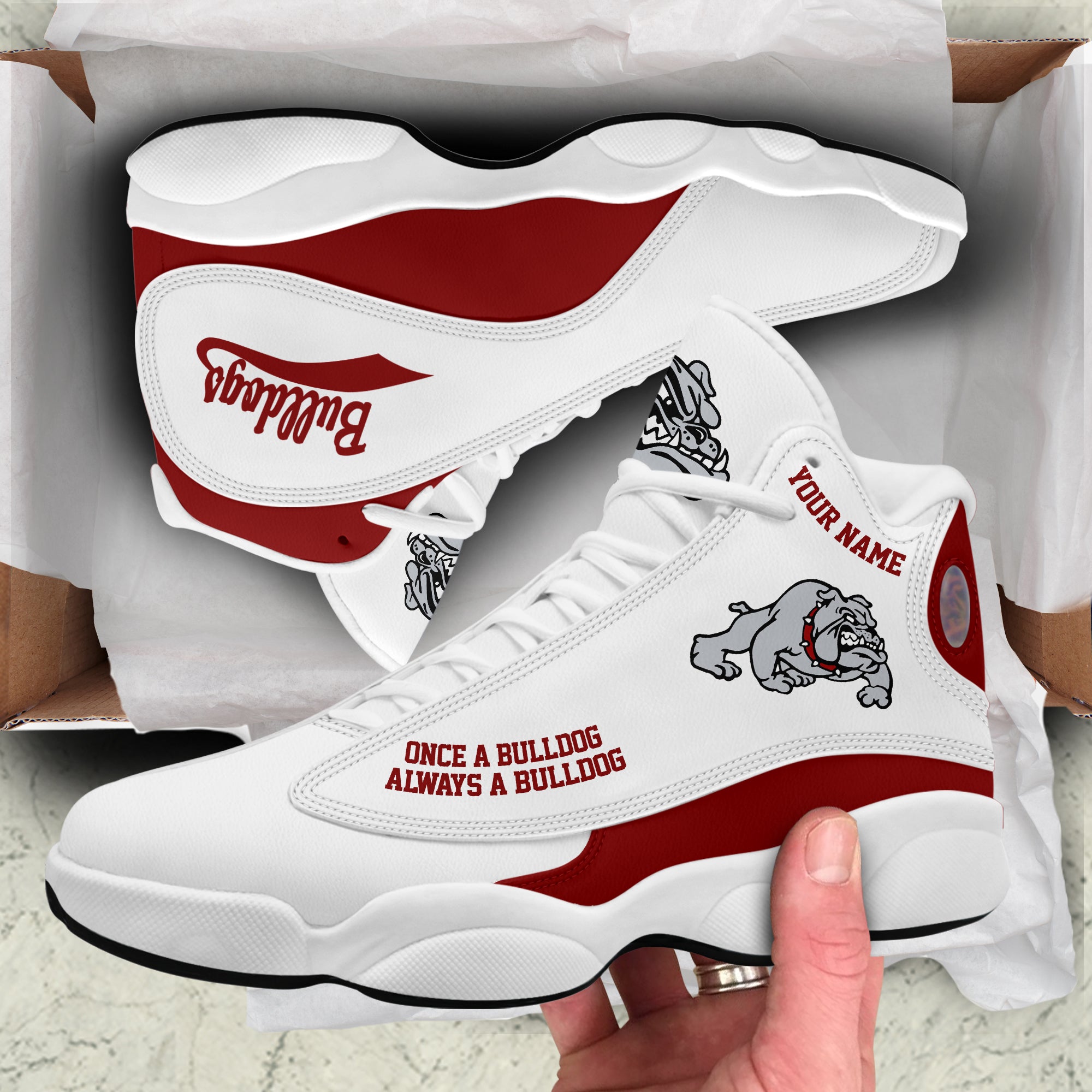 Ideafootwear Bulldog AJ13 Sneakers Shoes For Men And Women 1