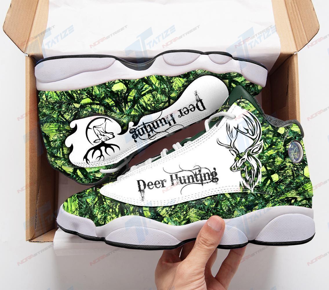 Ideafootwear Deer Hunting AJ13 Sneakers Shoes For Men And Women 1