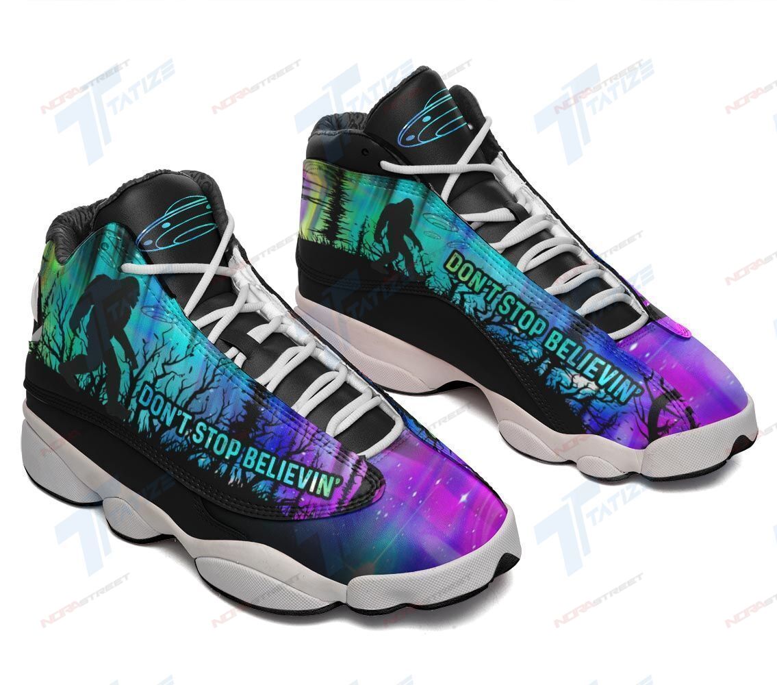 Ideafootwear Dont Stop Believin AJ13 Sneakers Shoes For Men And Women 1