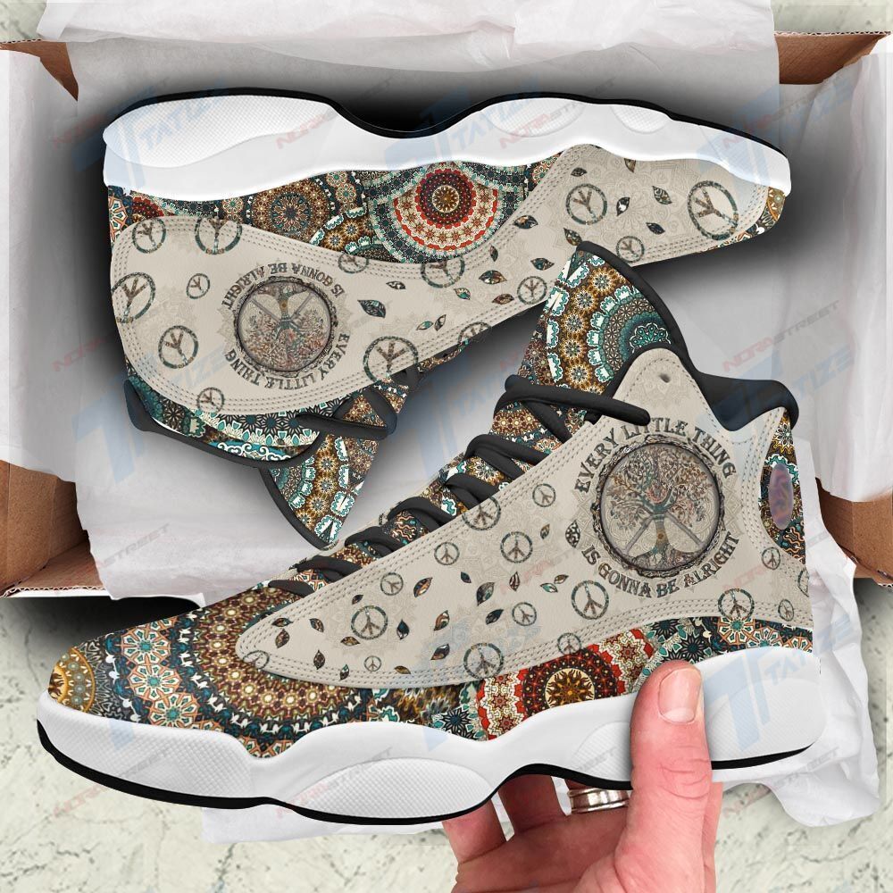 Ideafootwear Every Little Thing Is Gonna Be Alright AJ13 Sneakers Shoes For Men And Women 1