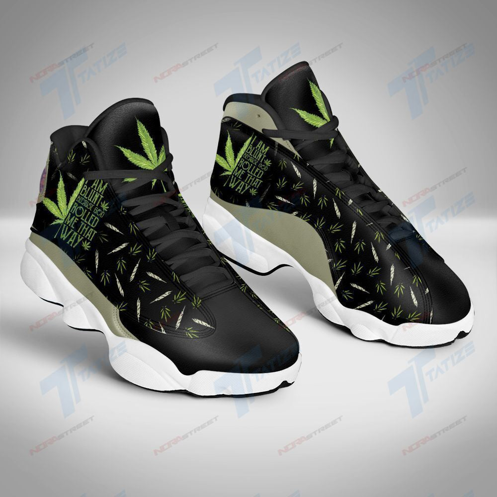 Ideafootwear Im Blunt Because God Rolled Me That Way AJ13 Sneakers Shoes For Men And Women 1