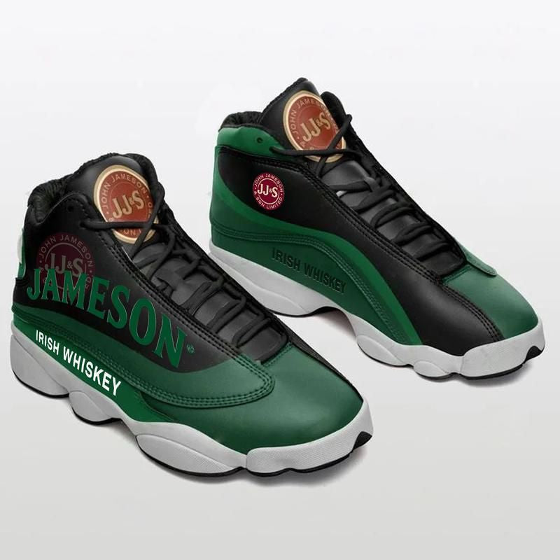 Ideafootwear Jameson Irish Whiskey AJ13 Sneakers Shoes For Men And Women 1