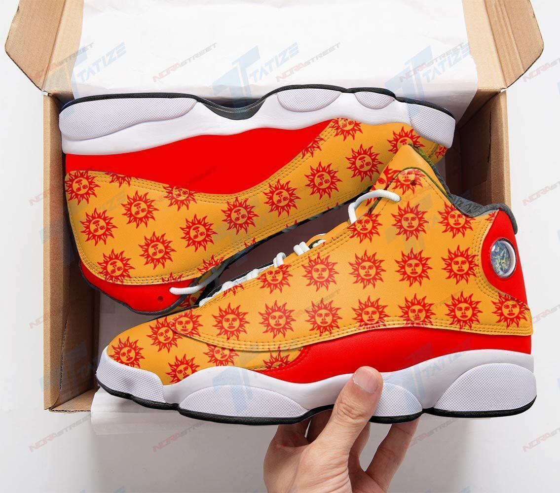 Ideafootwear Lsd Organge Stamp AJ13 Sneakers Shoes For Men And Women 1