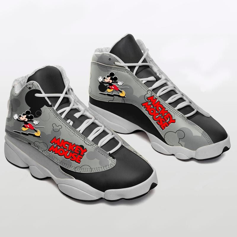 Ideafootwear Mickey Mouse AJ13 Sneakers Shoes For Men And Women 3