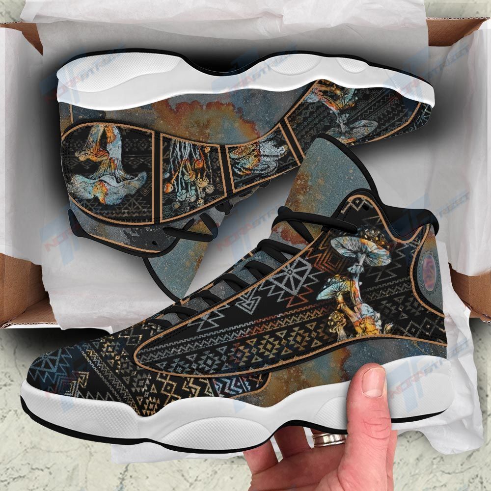 Ideafootwear Native Mushroom Mushroom AJ13 Sneakers Shoes For Men And Women 1