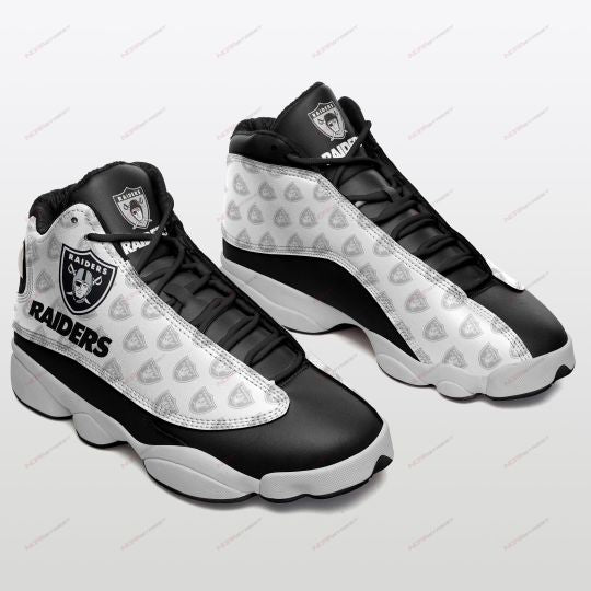 Ideafootwear OAKLAND RAIDERS AJ13 Sneakers Shoes For Men And Women 2