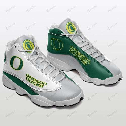 Ideafootwear Oregon Ducks AJ13 Sneakers Shoes For Men And Women 2