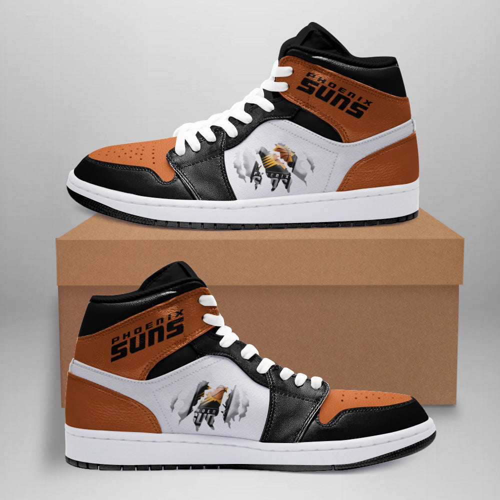 Ideafootwear Phoenix Suns AJ1 High Sneakers Shoes For Men And Women 2