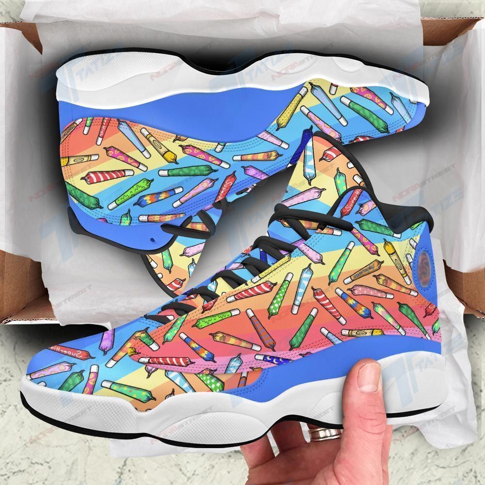 Ideafootwear Weed AJ13 Sneakers Shoes For Men And Women 18