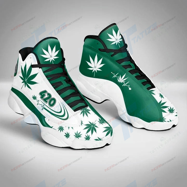 Ideafootwear Weed AJ13 Sneakers Shoes For Men And Women 17
