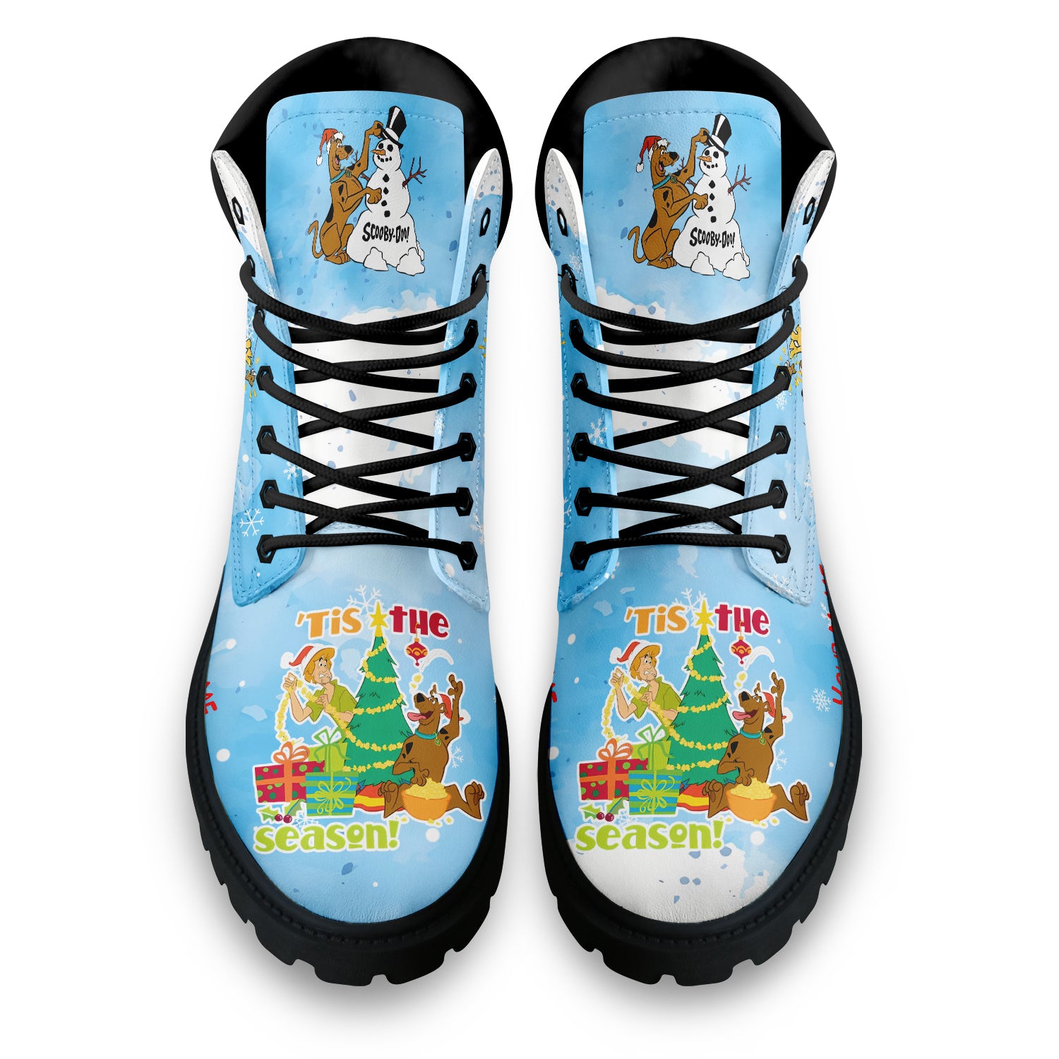 IdeaFootwear Scooby-doo x Christmas Boots Shoes For Men And Women