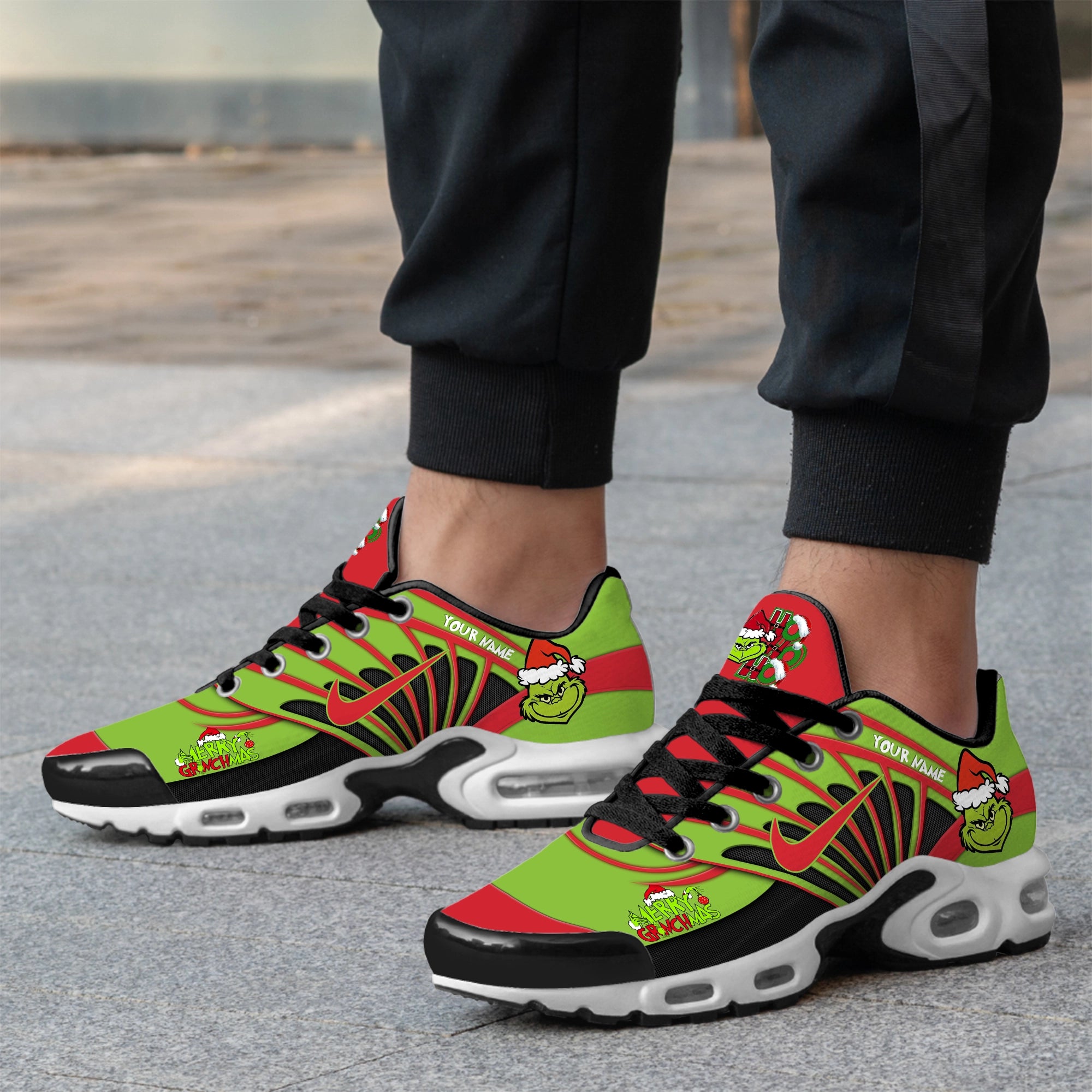 Ideafootwear The Grinch x Christmas TN Shoes Sneakers For Men And Women