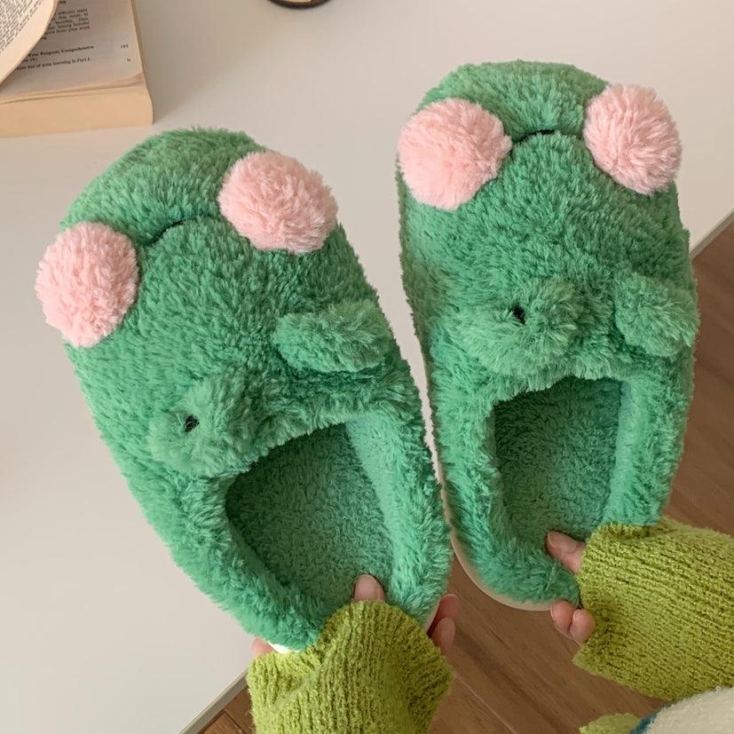 Frog Tiger Orange Slippers