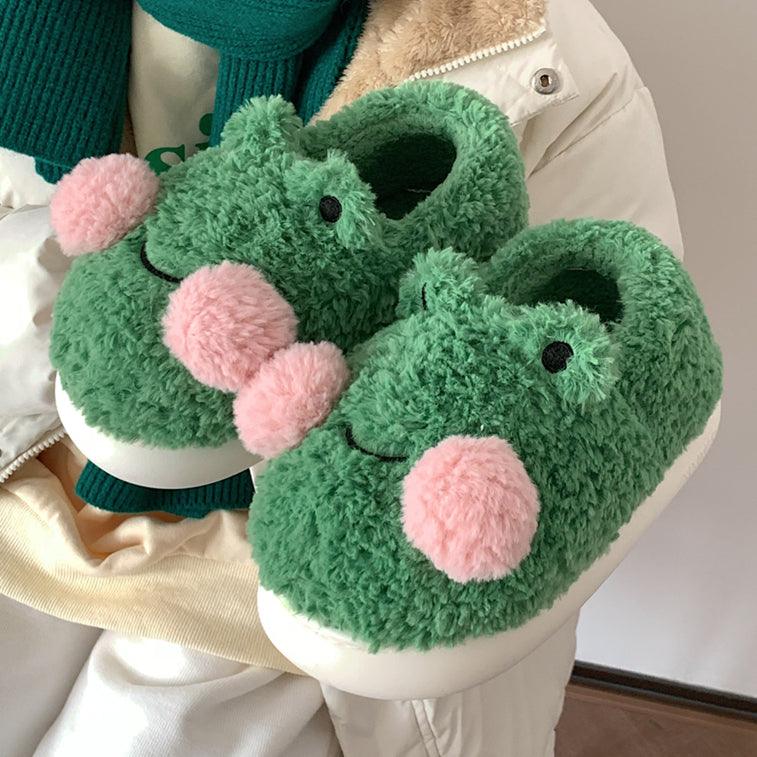 Frog Tiger Orange Slippers