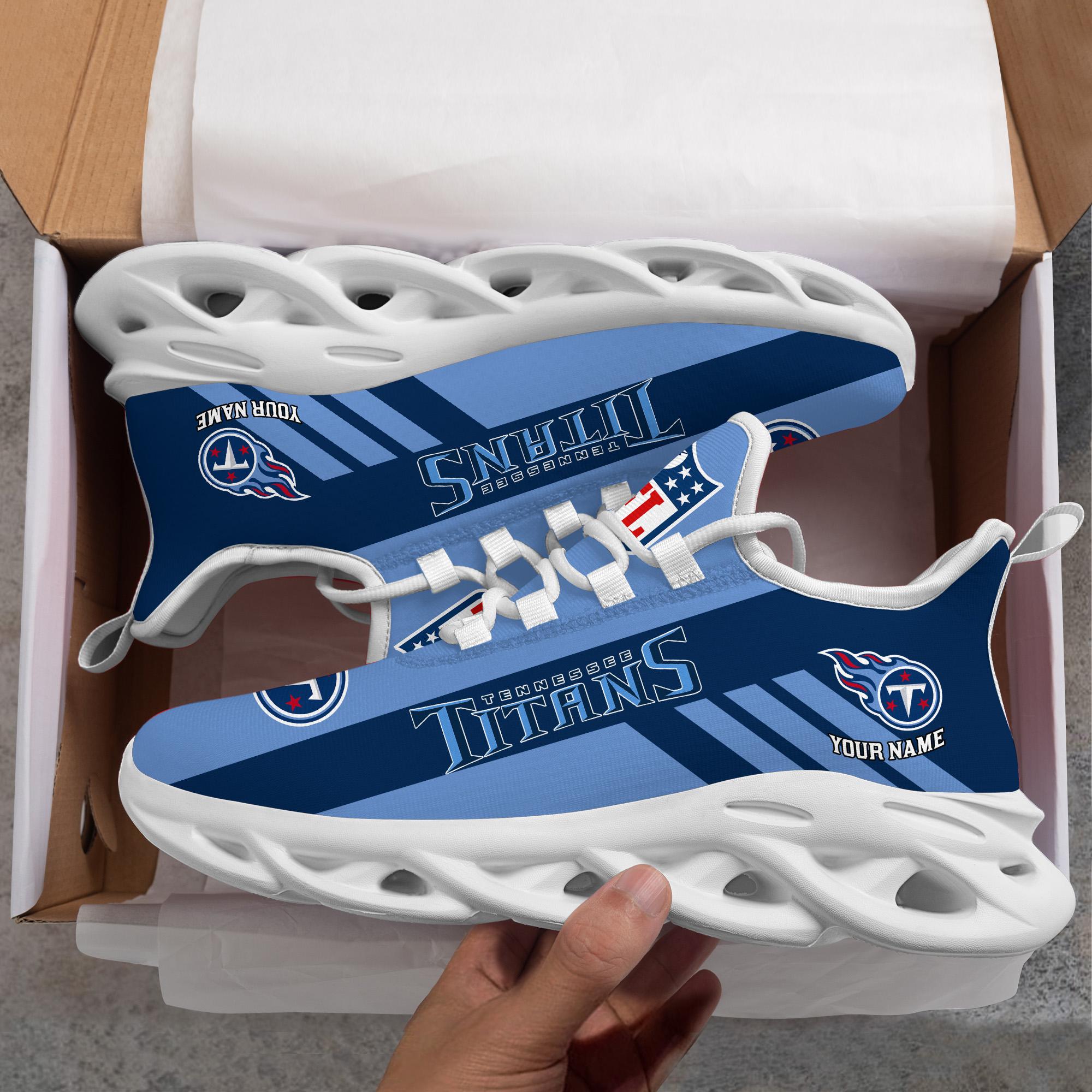 Ideafootwear Tennessee Titans Max Soul Shoes Sneakers For Men And Women
