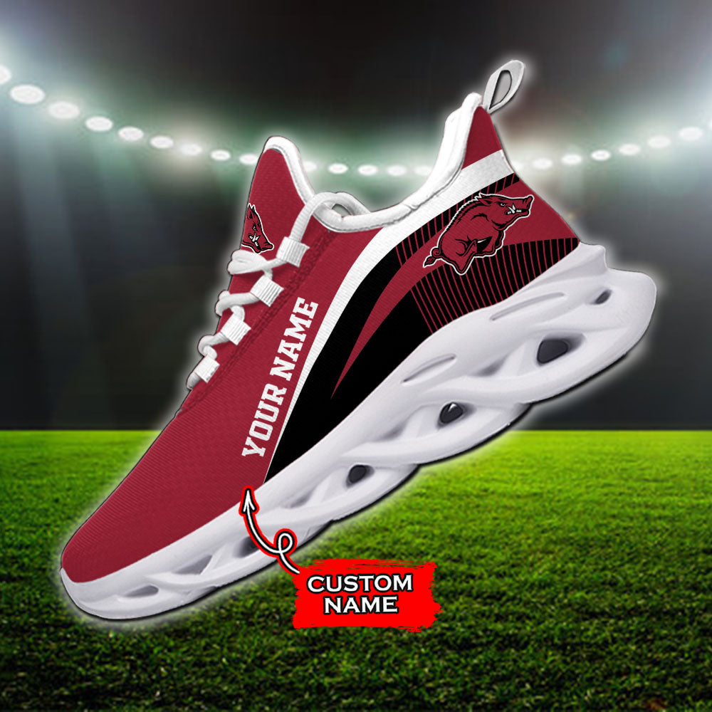 Ideafootwear Arkansas Razorbacks NCAA Max Soul Shoes Sneakers For Men And Women