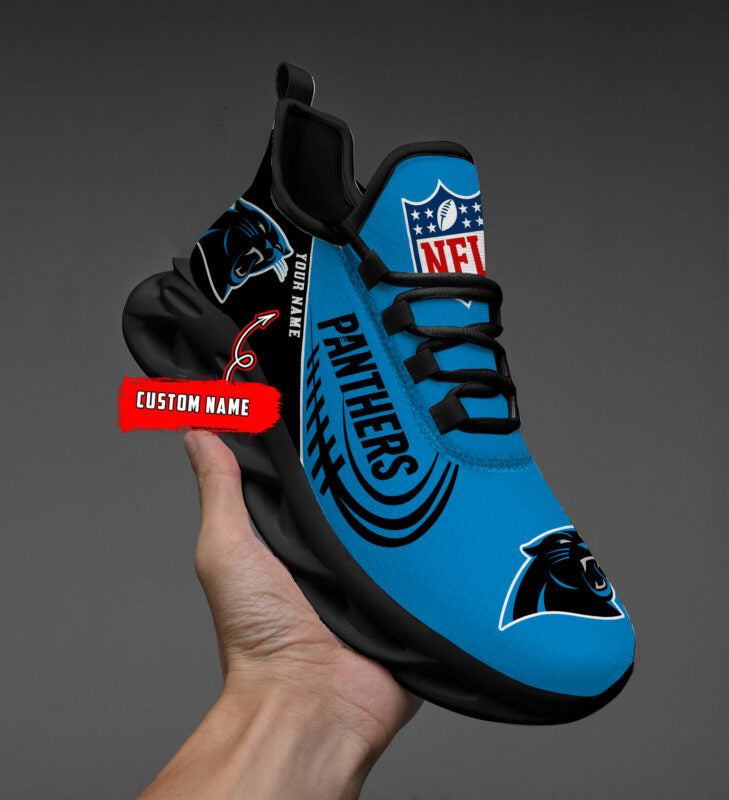 Ideafootwear Carolina Panthers Max Soul Shoes Sneakers For Men And Women