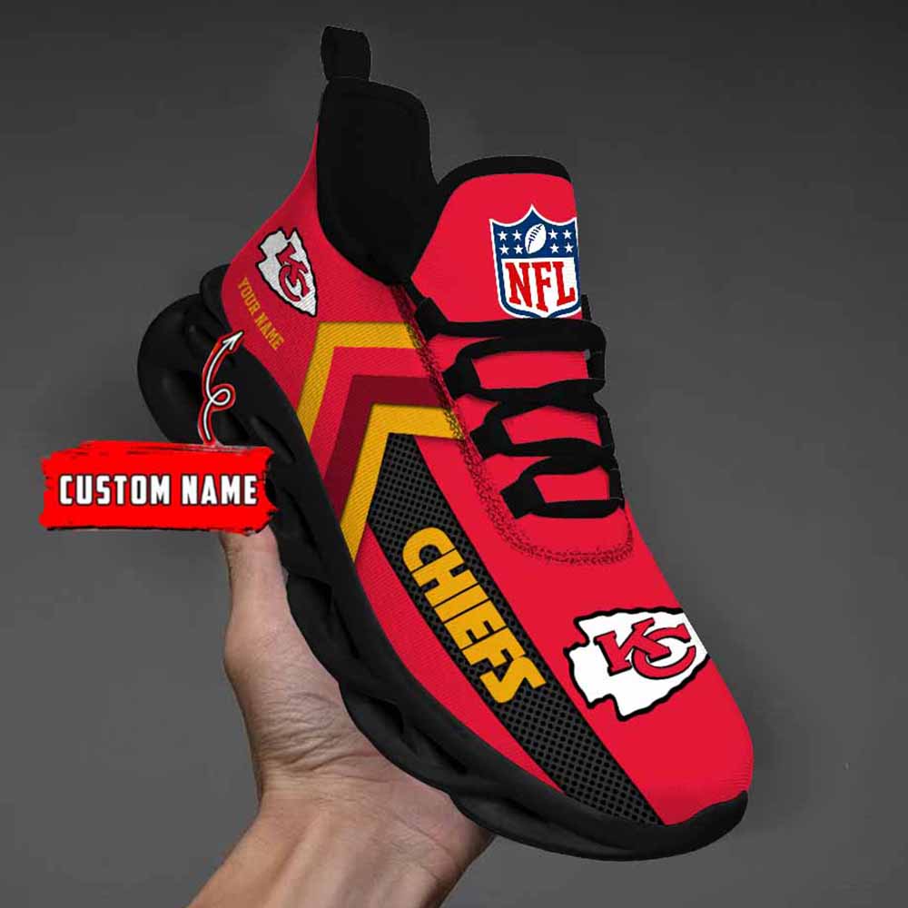 Ideafootwear Kansas City Chiefs Max Soul Shoes Sneakers For Men And Women