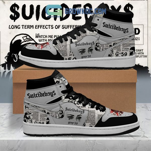 Ideafootwear Suicideboys AJ1 High Sneakers Shoes For Men And Women 4