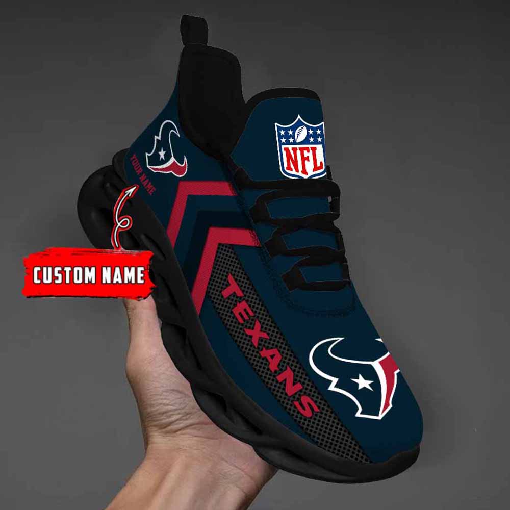 Ideafootwear Houston Texans Max Soul Shoes Sneakers For Men And Women