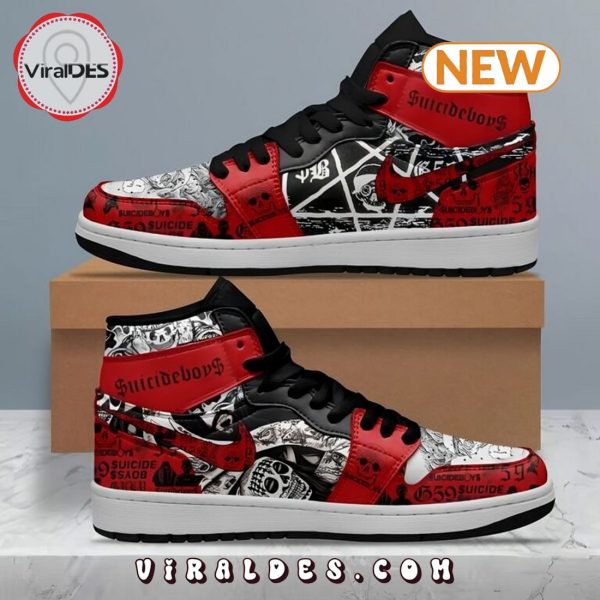 Ideafootwear Suicideboys AJ1 High Sneakers Shoes For Men And Women 6