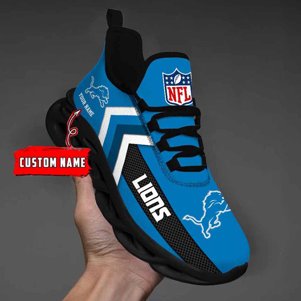 Ideafootwear Detroit Lions Max Soul Shoes Sneakers For Men And Women