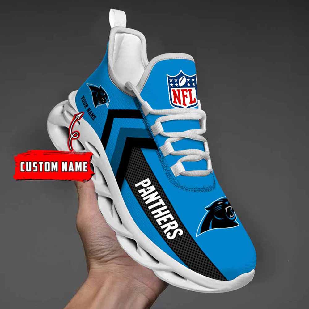 Ideafootwear Carolina Panthers Max Soul Shoes Sneakers For Men And Women