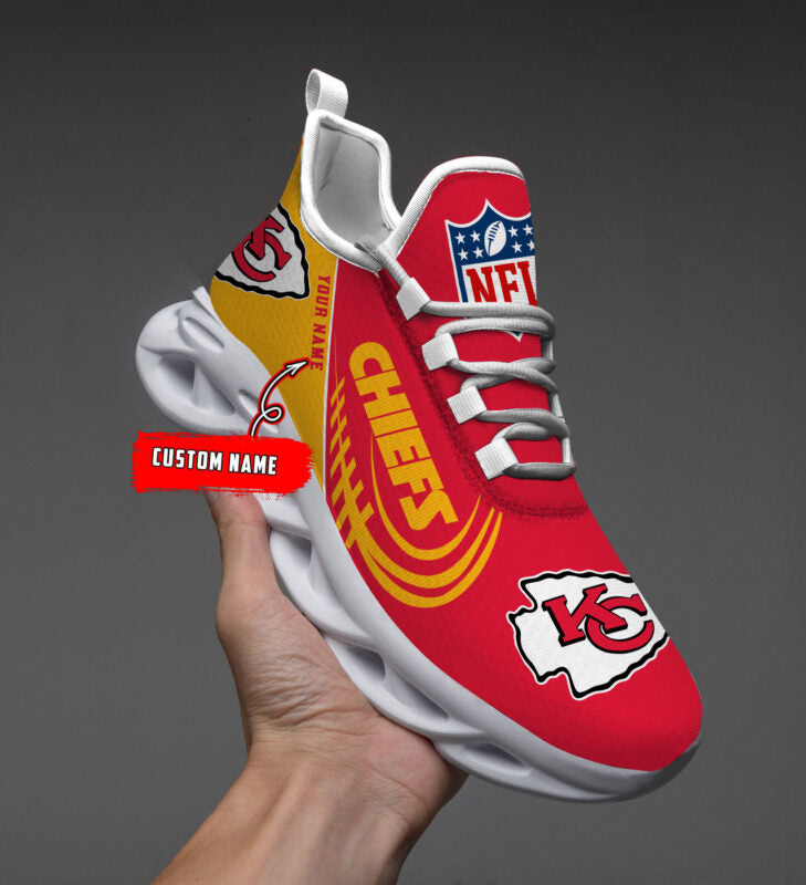 Ideafootwear Kansas City Chiefs Max Soul Shoes Sneakers For Men And Women