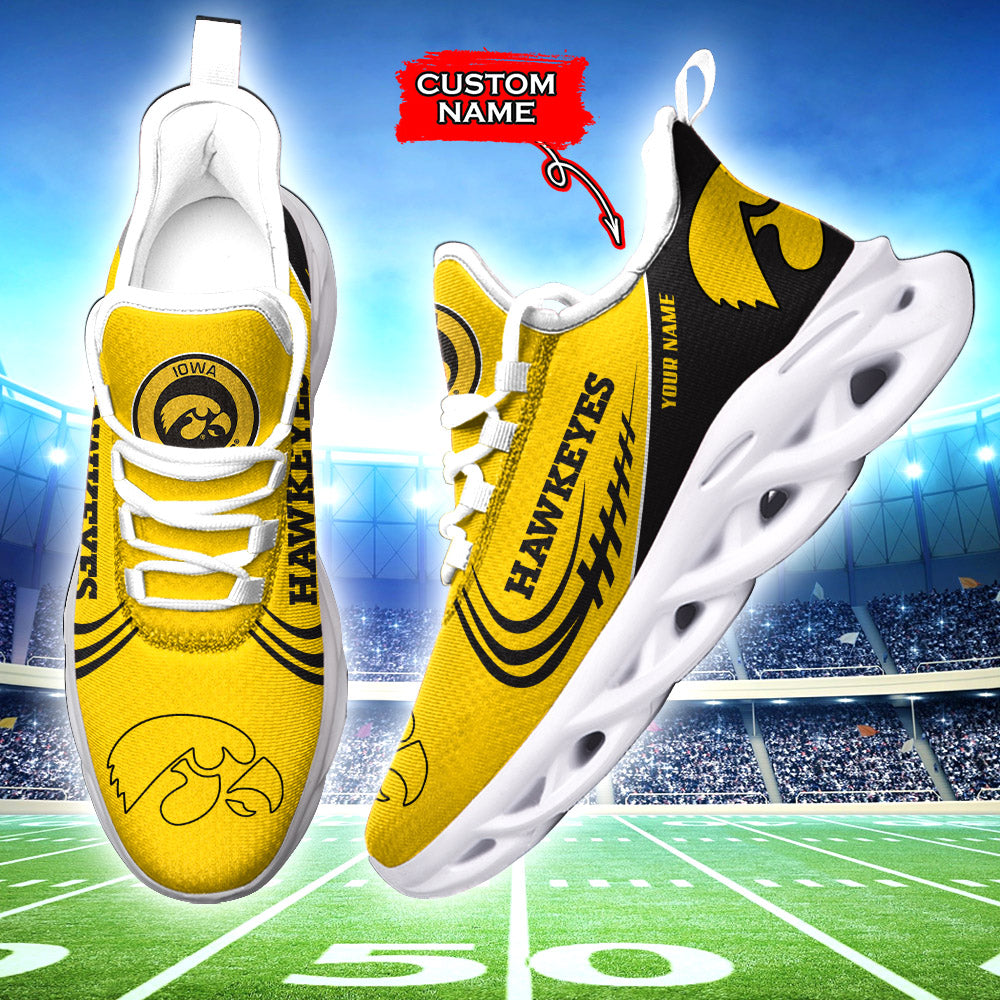 Ideafootwear Iowa Hawkeyes NCAA Max Soul Shoes Sneakers For Men And Women