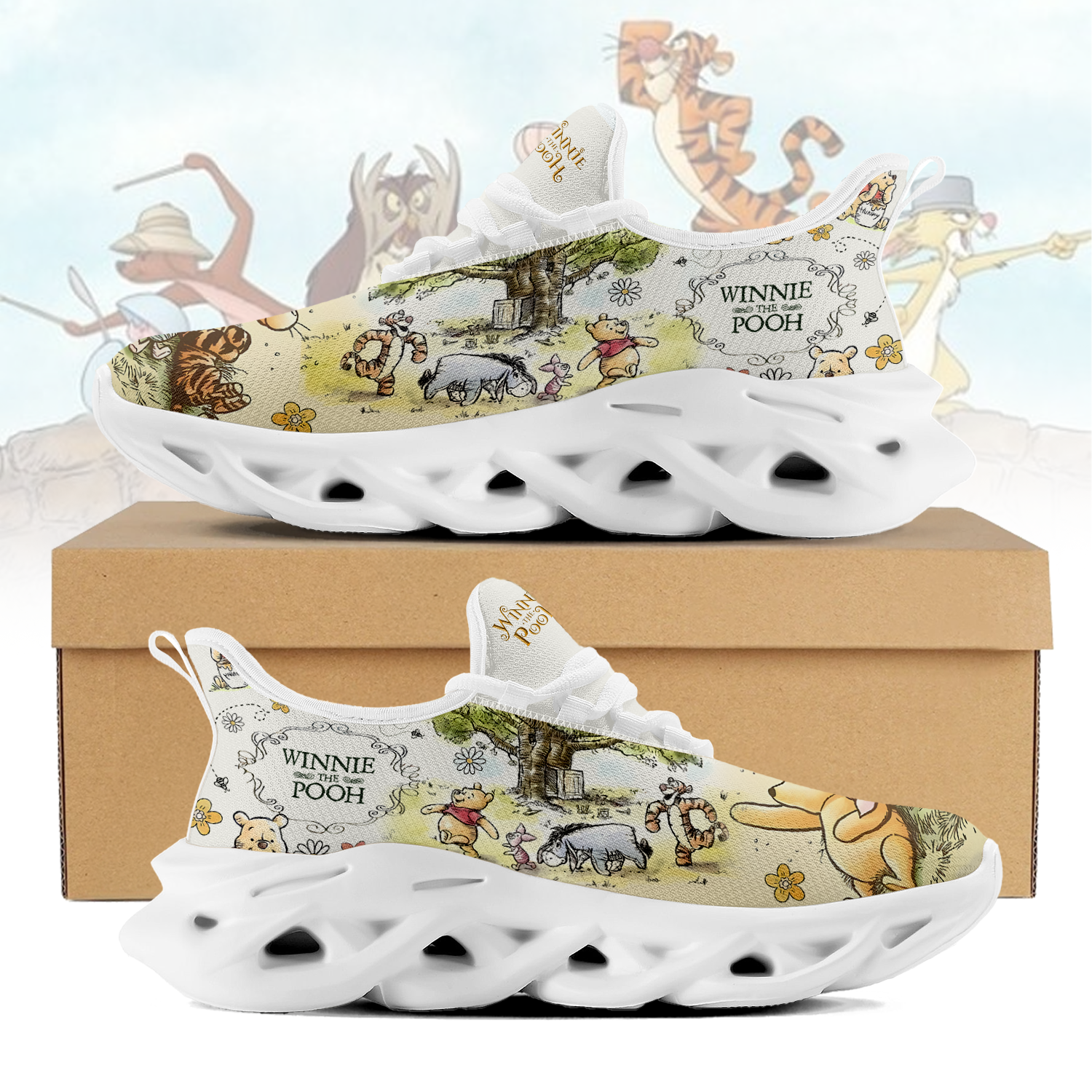 Ideafootwear Winnie The Pooh Max Soul Shoes Sneakers For Men And Women 1